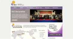 Desktop Screenshot of iscicities.org